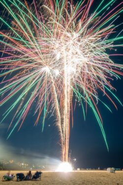 45th Street Illegal Fireworks Show